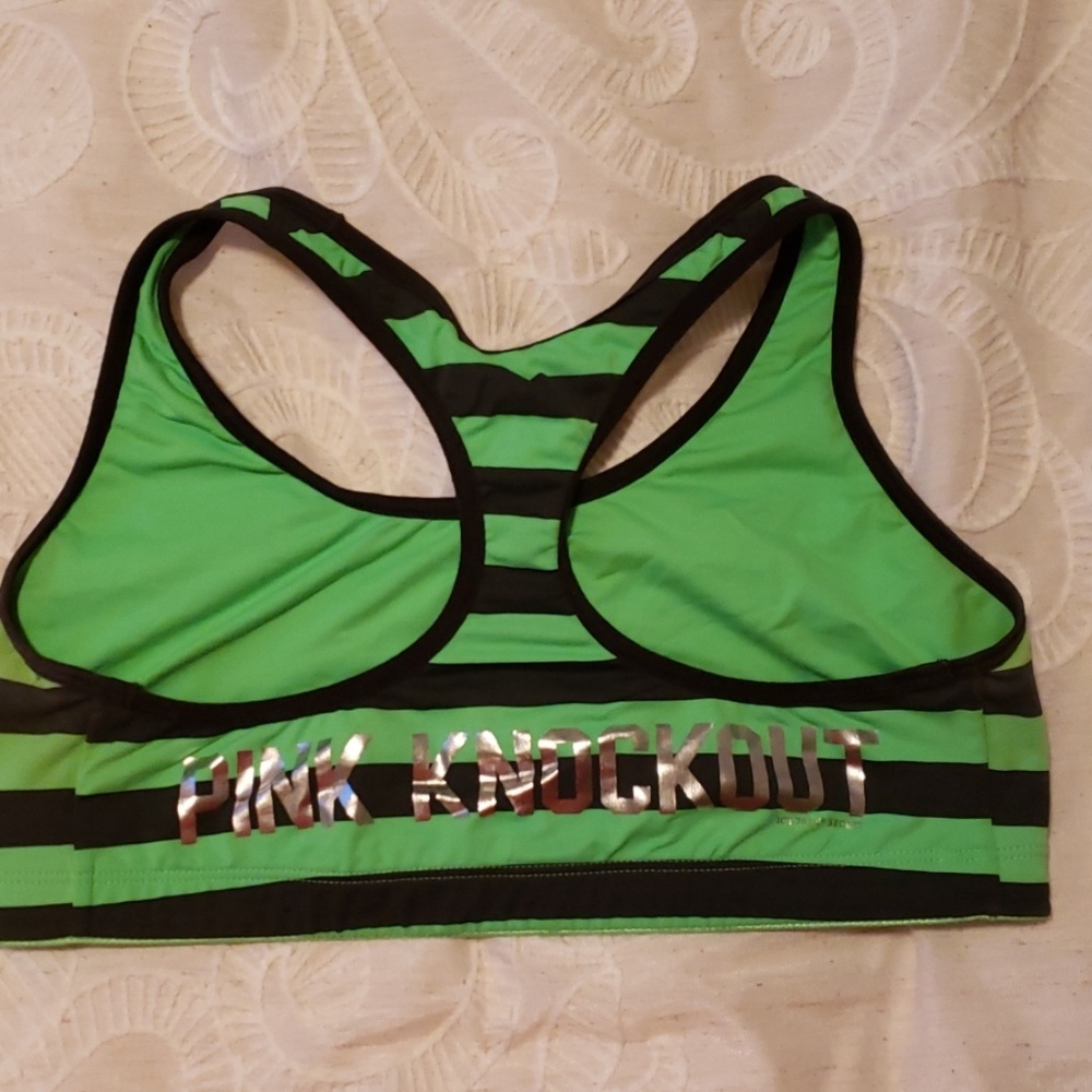 Pink yoga racerback bra 🧘🏻